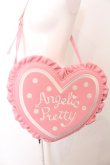 画像1: Angelic Pretty / ドットロゴハートショルダーバッグ  ピンク O-25-04-30-010-AP-BG-IG-OS (1)