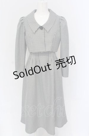 画像: an another angelus / 千鳥格子クラシックセットアップ  シロ×クロ O-25-04-30-2037-CA-OP-IG-OS