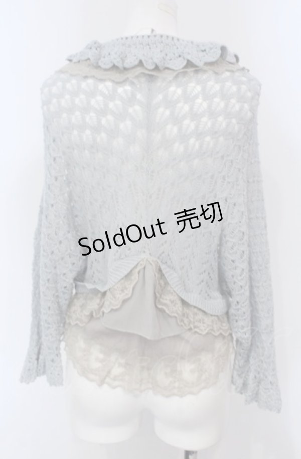 画像3: axes femme / フリルニットボレロ  サック O-25-04-30-2005-AX-TO-IG-OS (3)