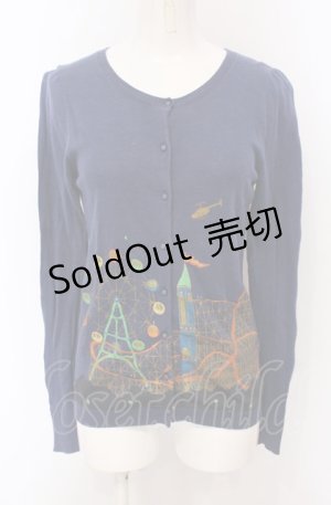 画像: Franche Lippee / 遊園地カーディガン  ネイビー O-25-04-30-2068-LO-TO-IG-OS