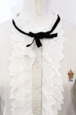 画像2: Jane Marple / レーストリミング シャツドレス M アイボリー O-25-04-30-2076-JM-OP-IG-OS (2)