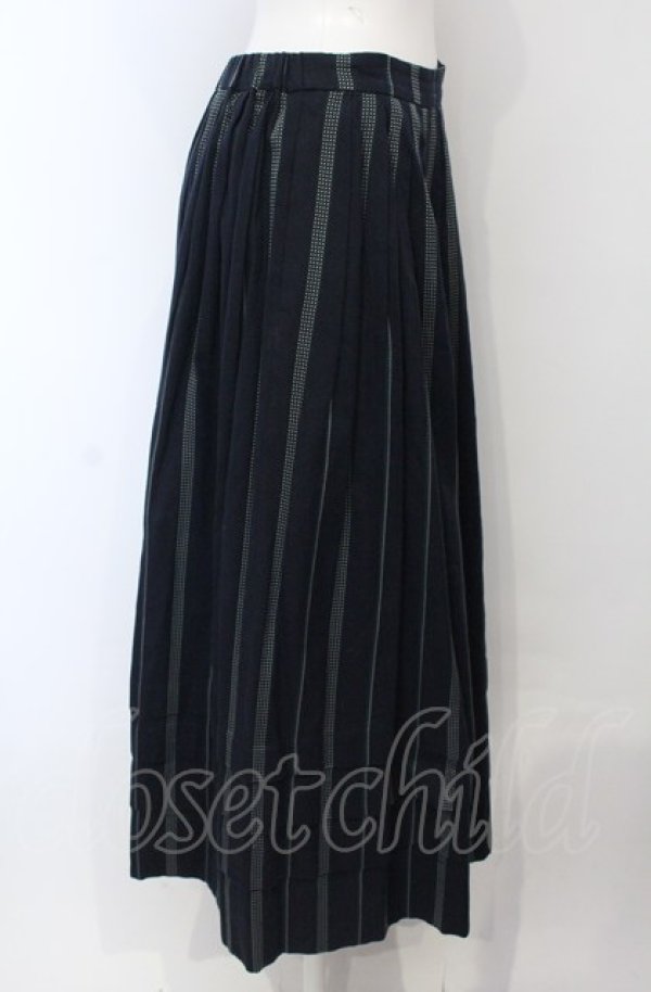 画像2: Jane Marple / Regatta stripe sullivan skirt スカート M ネイビー O-25-04-30-2080-JM-SK-IG-OS (2)