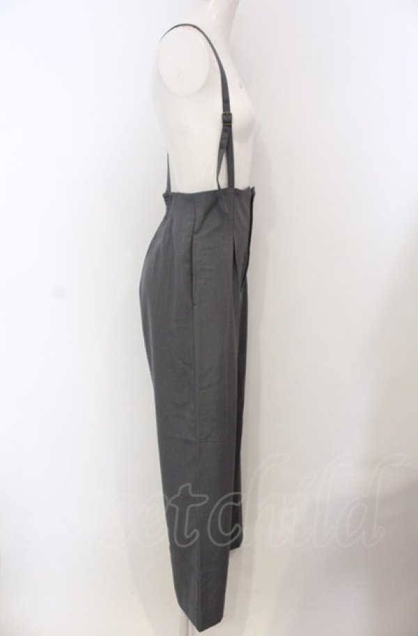 画像2: Fi.n.t / サスペンダー付きストレートパンツ  グレー O-25-04-30-2082-CA-PA-IG-OS (2)