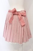 画像6: Jane Marple / カットワークレースとギンガムチェックのリバーシブルスカート  ピンク×シロ O-25-04-30-2085-JM-SK-IG-OS (6)