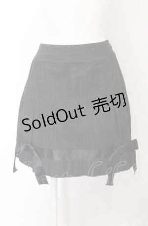 画像: Jane Marple / サテンリボンデニムスカート M クロ O-25-04-30-2092-JM-SK-IG-OS