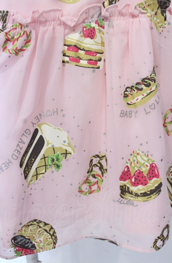 画像2: MILK / sweets ptスカート  ピンク O-25-04-30-2093-ML-SK-IG-OS (2)