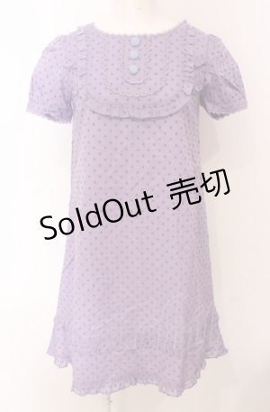 画像: MILK / ドビードットワンピース  パープル O-25-04-30-2100-ML-OP-IG-OS