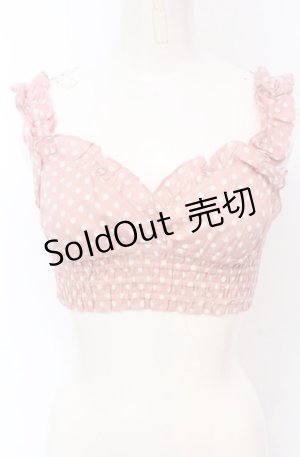 画像: Jane Marple / ドットブラトップ M ピンク O-25-04-30-2101-JM-TO-IG-OS