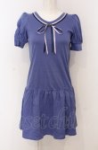 画像1: MILK / Twin Ribbonワンピース  ブルー O-25-04-30-2115-ML-OP-IG-OS (1)