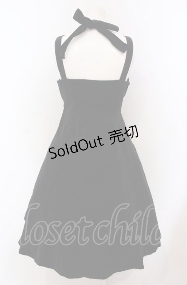 画像3: Jane Marple / 別珍ホルタージャンパースカート M クロ O-25-04-30-2121-JM-OP-IG-OS (3)