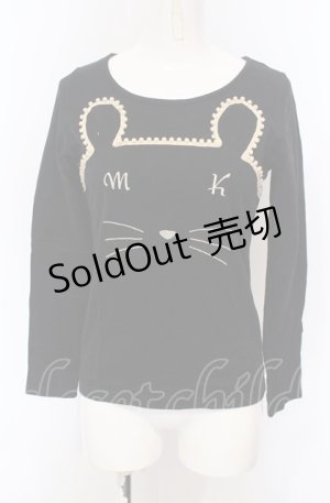 画像: MILK / マウスTee  クロ O-25-04-30-2125-ML-TO-IG-OS