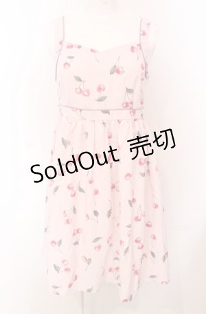 画像: MILK / ハートチェリーベビードール  ピンク O-25-04-30-2134-ML-OP-IG-OS
