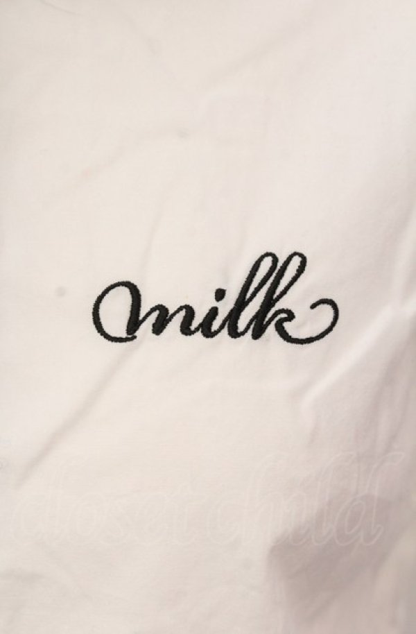 画像2: MILK / MILK パフブラウス  シロ O-25-04-30-2139-ML-BL-IG-OS (2)