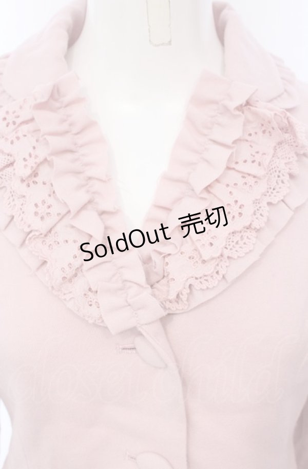 画像2: Jane Marple / カットワークレースフリルジャケット M ピンク O-25-04-30-2145-JM-JA-IG-OS (2)