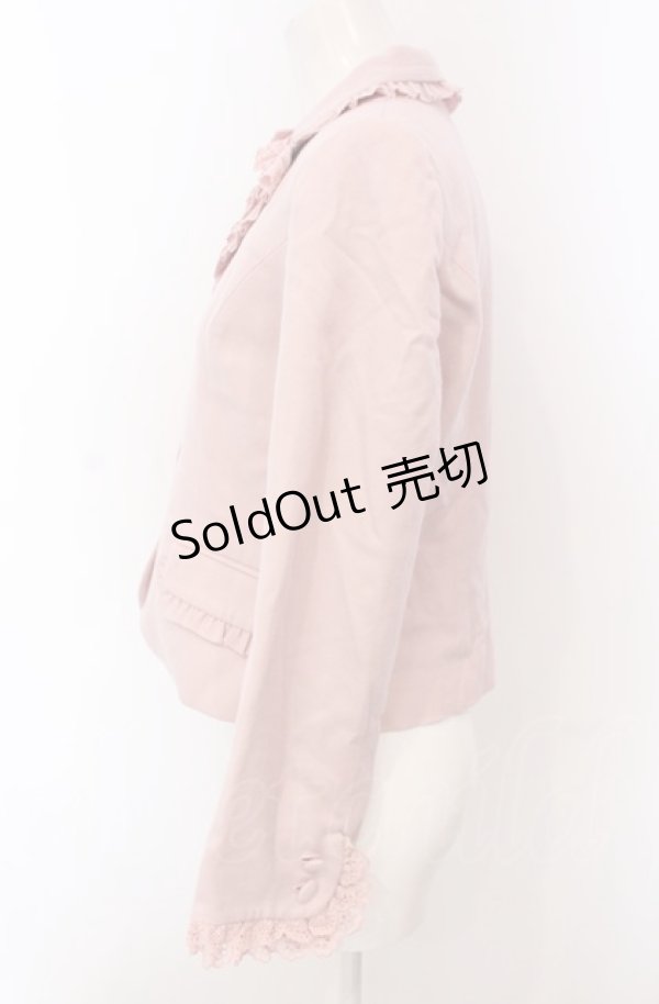 画像3: Jane Marple / カットワークレースフリルジャケット M ピンク O-25-04-30-2145-JM-JA-IG-OS (3)