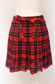画像4: Jane Marple / Tartan Rose アップリケエンブロイダリースカート M アカチェック O-25-04-30-2153-JM-SK-IG-OS (4)