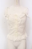 画像1: Jane Marple / レース配色コットンキャミソール M シロ O-25-04-30-2157-JM-TO-IG-OS (1)