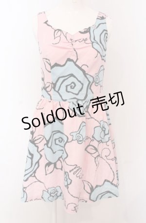 画像: MILK / Loving ROSEドレス  ピンク O-25-04-30-2160-ML-OP-IG-OS