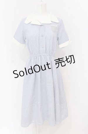画像: Fi.n.t / クレリック開衿ワンピース/シナモロール  サックス O-25-04-30-2019-CA-OP-IG-OS