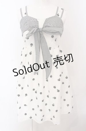 画像: MILK / Littleアップルベビードール  シロ×クロ O-25-04-30-2170-ML-OP-IG-OS