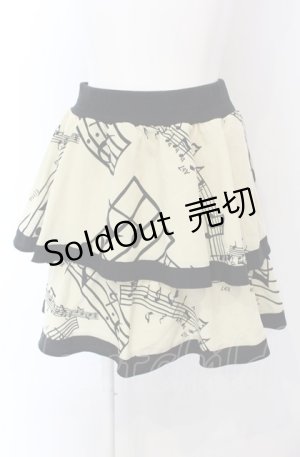 画像: MILK / Swing Noteスカート  ベージュ O-25-04-30-2178-ML-SK-IG-OS