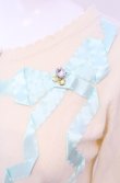 画像2: Emily Temple cute / サテンリボンニットカーディガン  アイボリー×ミント O-25-04-30-2190-ET-TO-IG-OS (2)