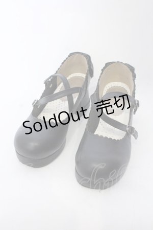 画像: Queen Bee / クロスパンプス M クロ O-25-04-30-035-EL-SH-IG-ZT-K003