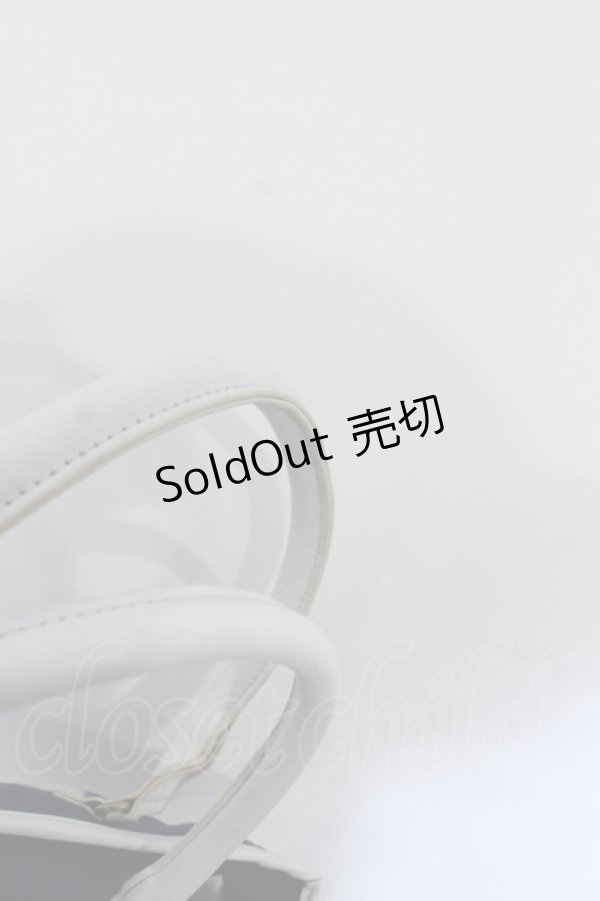 画像5: 【SALE】axes femme / 刺繍入りナイロンバッグ  ネイビー O-25-05-03-004-AX-BG-OW-ZT-K021 (5)