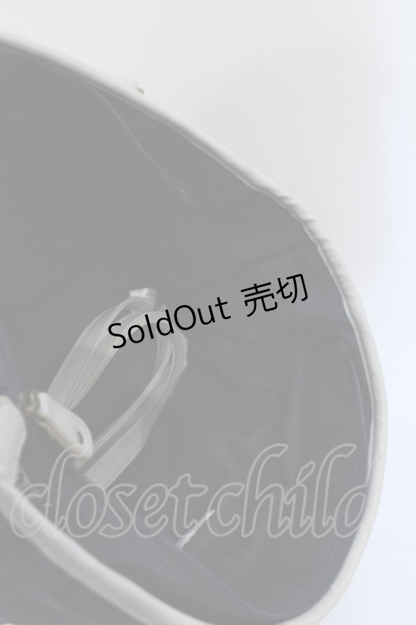 画像6: 【SALE】axes femme / 刺繍入りナイロンバッグ  ネイビー O-25-05-03-004-AX-BG-OW-ZT-K021 (6)