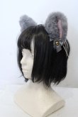 画像1: To Alice / ねこみみカチューシャ  グレー O-25-05-03-019-LO-AC-IG-OS (1)