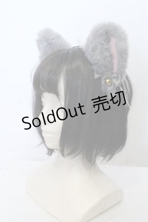 画像: To Alice / ねこみみカチューシャ  グレー O-25-05-03-019-LO-AC-IG-ZT422-F009