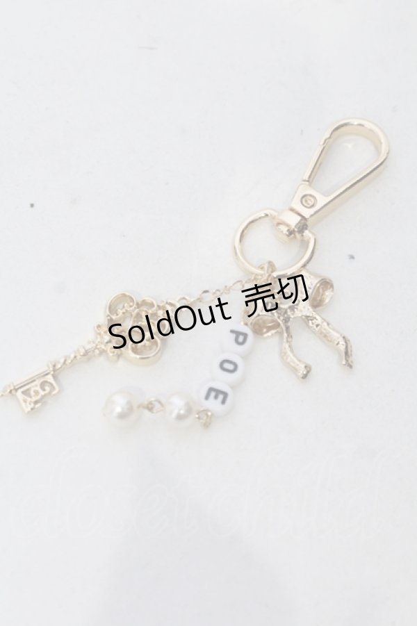 画像1: axes femme POETIQUE / ノベルティ キーホルダー  ゴールド O-25-05-03-025-AX-ZA-IG-OS (1)