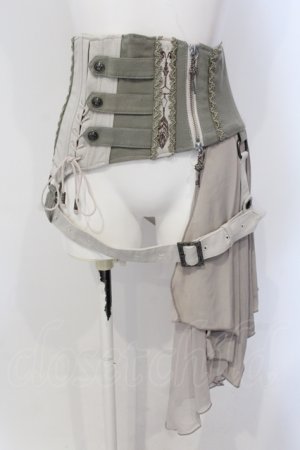 画像: Rozen Kavalier / 2Wayベルト付コルセット  カーキグリーン×グレージュ O-25-05-05-034-OO-ZA-OW-OS