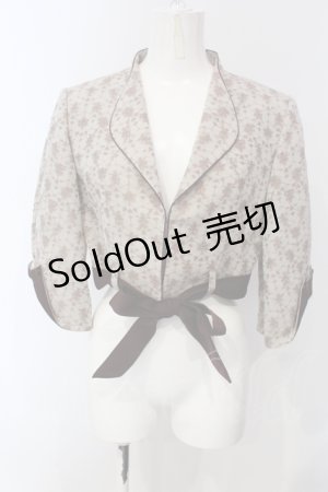 画像: NO.S PROJECT / ベル・スリーブ ジャケット M ベージュ O-25-05-05-044-LO-JA-IG-OS