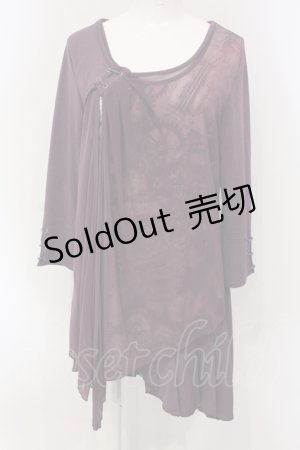 画像: Rozen Kavalier / メッシュレイヤードチュニック  パープル O-25-05-05-048-OO-OP-IG-OS