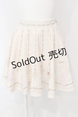 画像: Secret Honey / ディズニーコレクション バックリボンスカート  アイボリー O-25-05-05-063-CA-SK-IG-OS