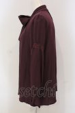 画像3: axes femme / 刺繍入りリボンロングブラウス M ワイン O-25-05-05-071-AX-BL-OW-OS (3)