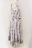 画像3: axes femme / Mulhouse Collection フラワーパネル柄イレヘムワンピース M ラベンダー O-25-05-05-078-AX-OP-OW-OS (3)