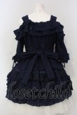 画像4: Vallee lys / Precious Embroidered Lace Mini Dress  ネイビー O-25-05-05-012-GO-OP-IG-OS (4)
