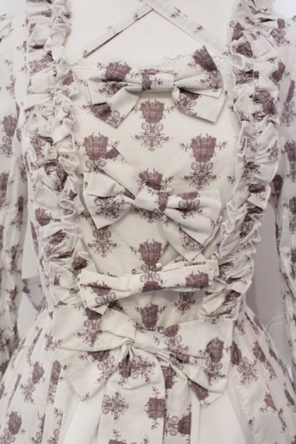 画像2: ATELIER PIERROT / Rosy Bouquet Dress 1 オフホワイト O-25-05-05-013-EL-OP-IG-OS (2)
