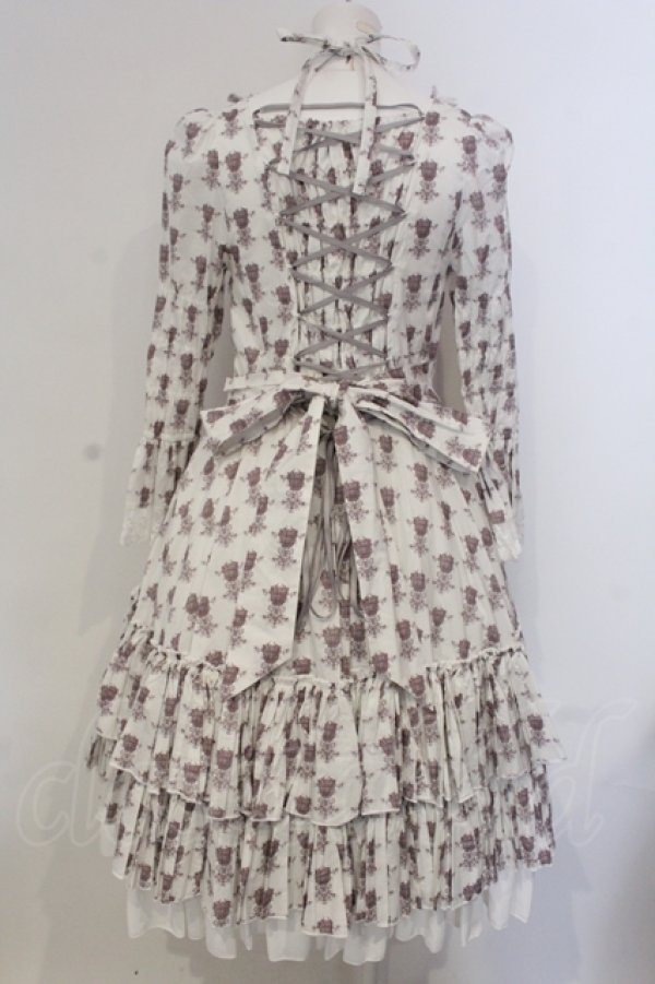 画像4: ATELIER PIERROT / Rosy Bouquet Dress 1 オフホワイト O-25-05-05-013-EL-OP-IG-OS (4)