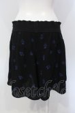 画像3: Rozen Kavalier / マリン柄シフォンショートパンツ  ブラック×ブルー O-25-05-05-002-OO-PA-IG-OS (3)