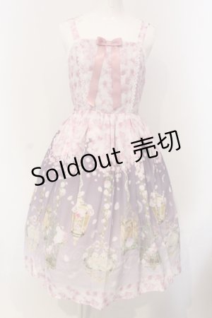 画像: axes femme kawaii / ブルーミングガーデンジャンパースカート M ラベンダー O-25-05-05-017-AX-OP-IG-OS