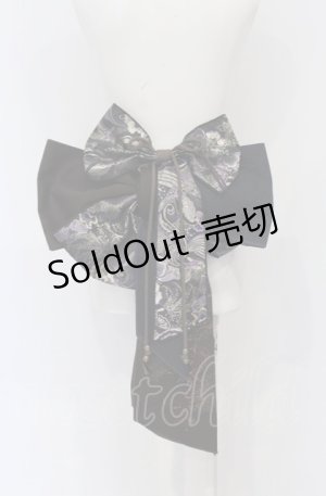 画像: Ozz On / 帯飾り  ブラウン×パープル O-25-05-06-041-OO-ZA-OW-OS