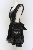 画像2: Ozz oneste / Fairy tale Rose刺繍タブリエ  ブラック O-25-05-06-044-OO-OP-OW-OS (2)