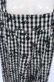 画像2: Jane Marple Dans Le Salon / Picnic clothサロペットドレス M クロｘシロ O-25-05-06-046-JM-OP-IG-OS (2)
