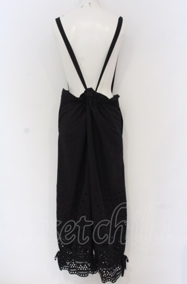画像3: Jane Marple / Teardrop lace suspenders pants パンツ M ネイビー O-25-05-06-047-JM-PA-IG-OS (3)