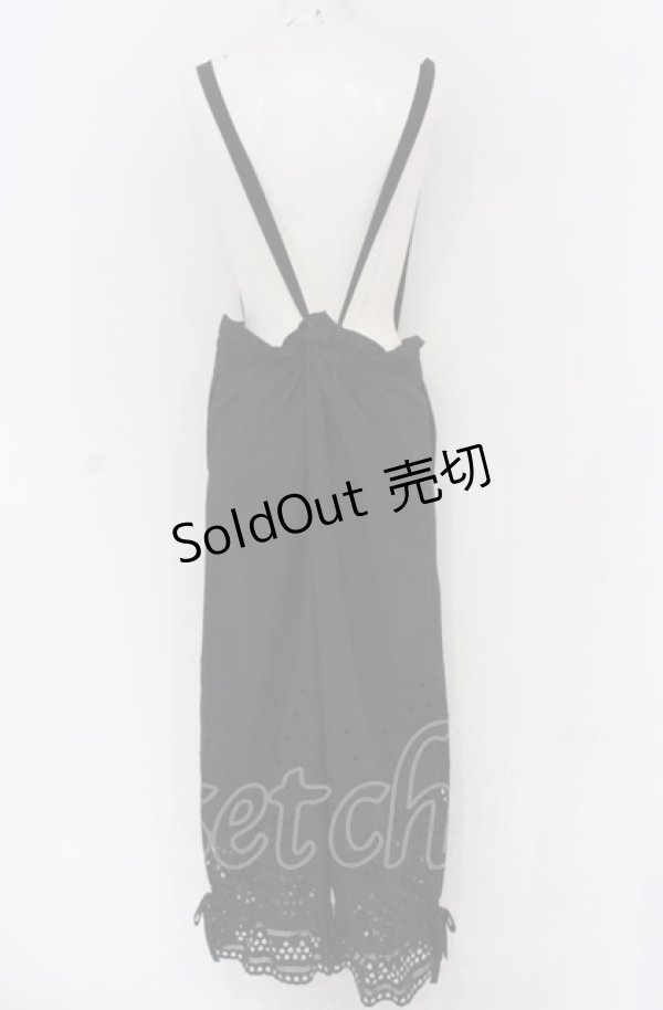 画像3: Jane Marple / Teardrop lace suspenders pants パンツ M ネイビー O-25-05-06-047-JM-PA-IG-OS (3)