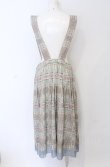 画像3: Jane Marple Dans Le Salon / Flower Fete strap skirt スカート M ベージュ×サックス O-25-05-06-056-JM-SK-IG-OS (3)