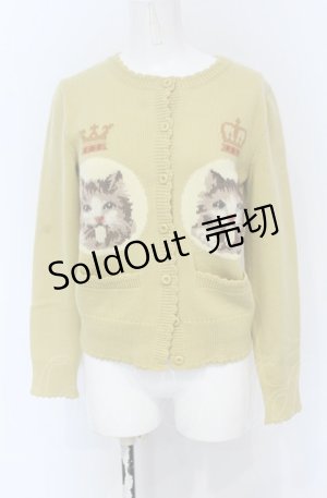 画像: Jane Marple / Chocolat classiqueのカーディガン M イエロー O-25-05-06-063-JM-TO-OW-OS